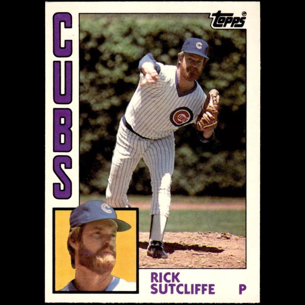 It was #OTD in 1984 that the Cubs acquired Rick Sutcliffe, George