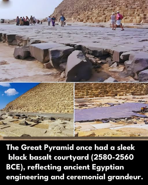 Ancient - 🔍 Right at the base of the Great Pyramid of Giza ...