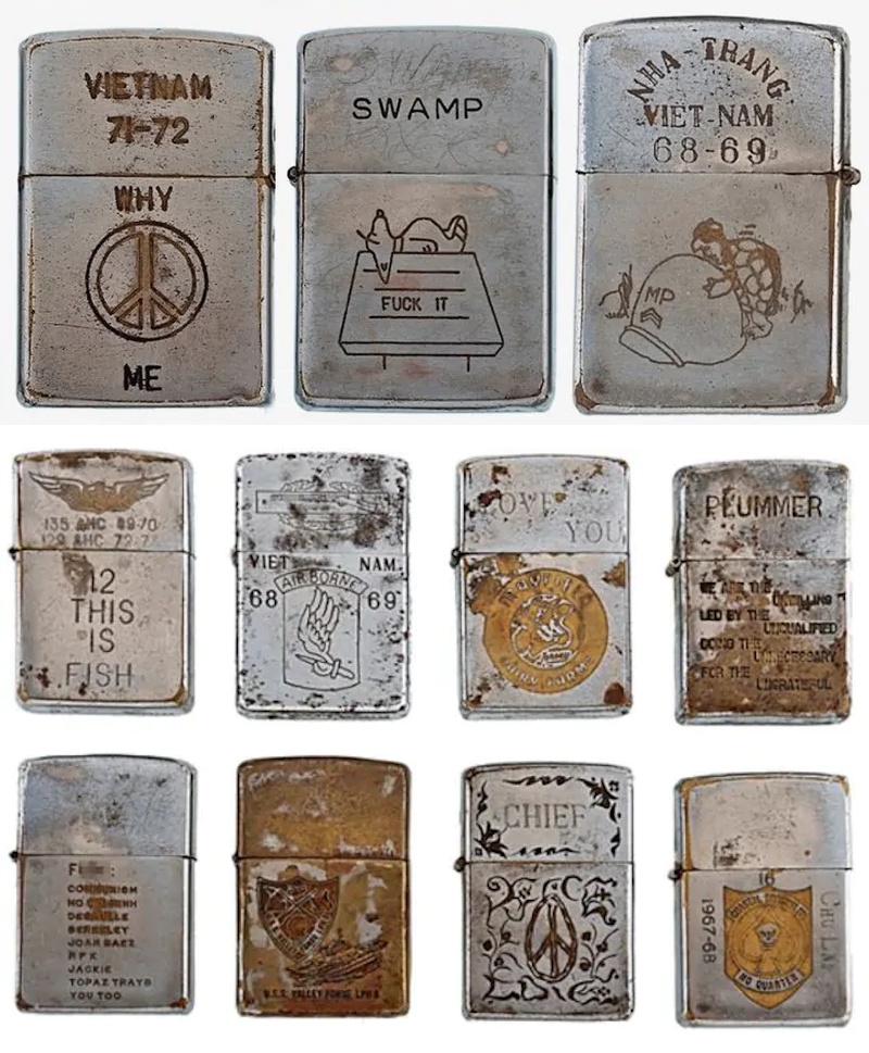 Original Vietnam Zippo 1968 US Army