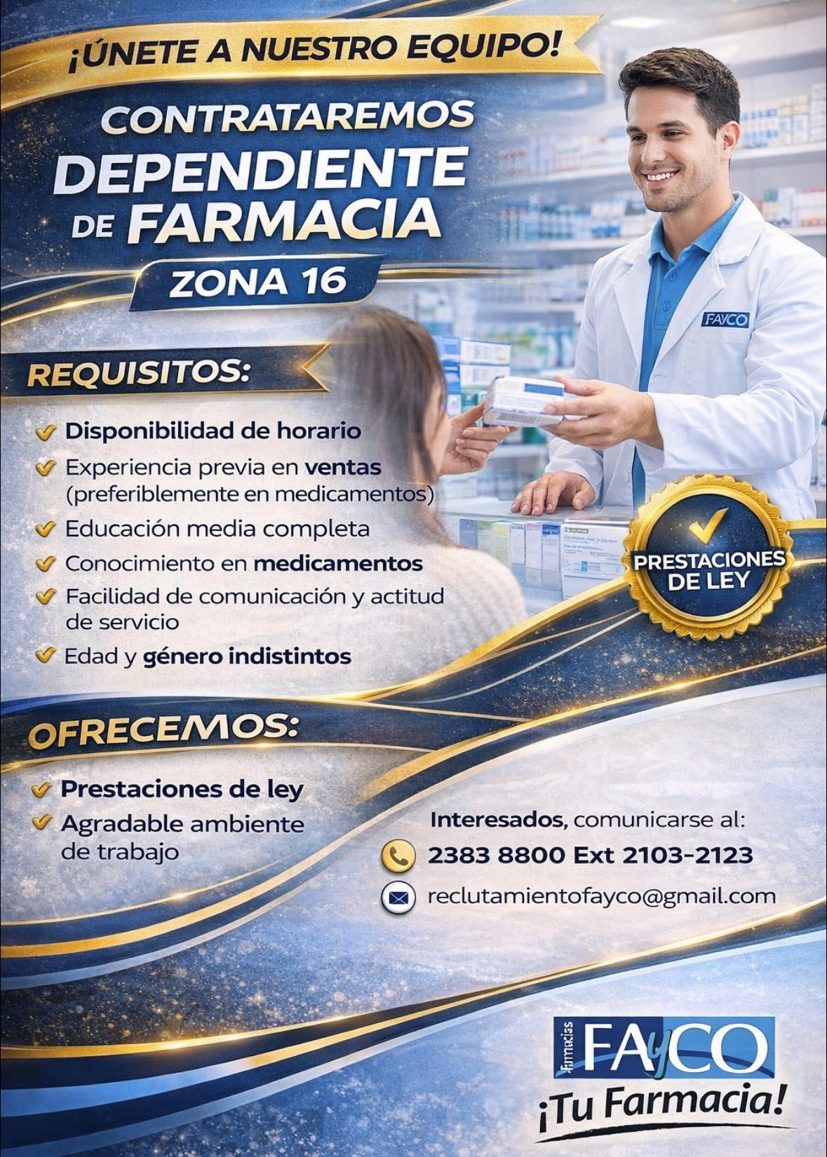 RG Solutions - 💊 ¡ÚNETE A NUESTRO EQUIPO! 💊 En FAYCO –... | Facebook