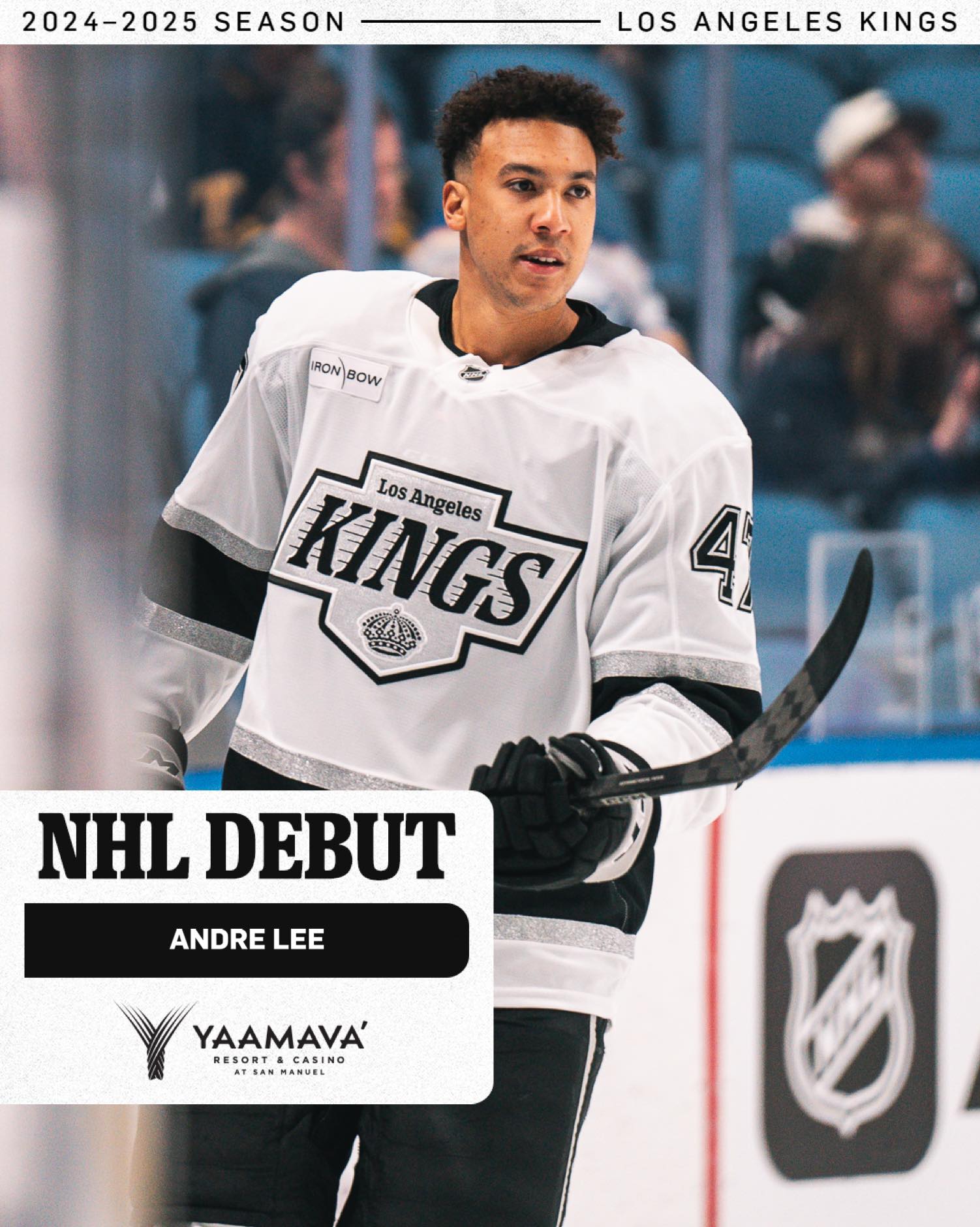 LA - Andre Lee makes his NHL Debut! Yaamava