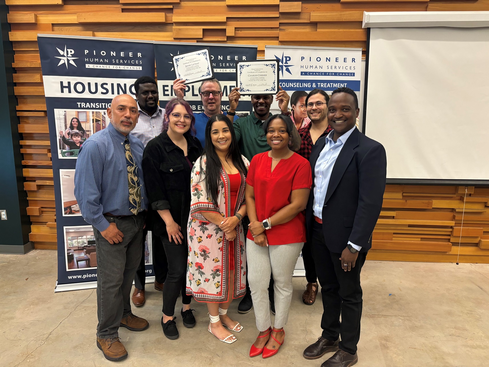Congratulations to our recent... - Pioneer Human Services