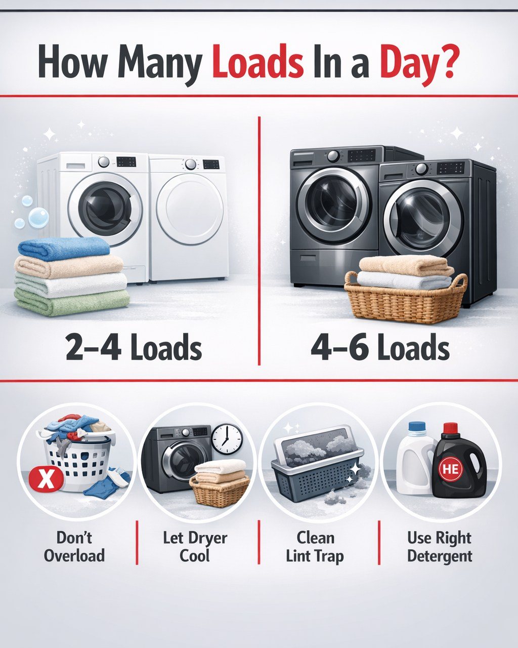 Direct - How Many Loads Should Your Washer & Dryer Handle in a Day? If ...