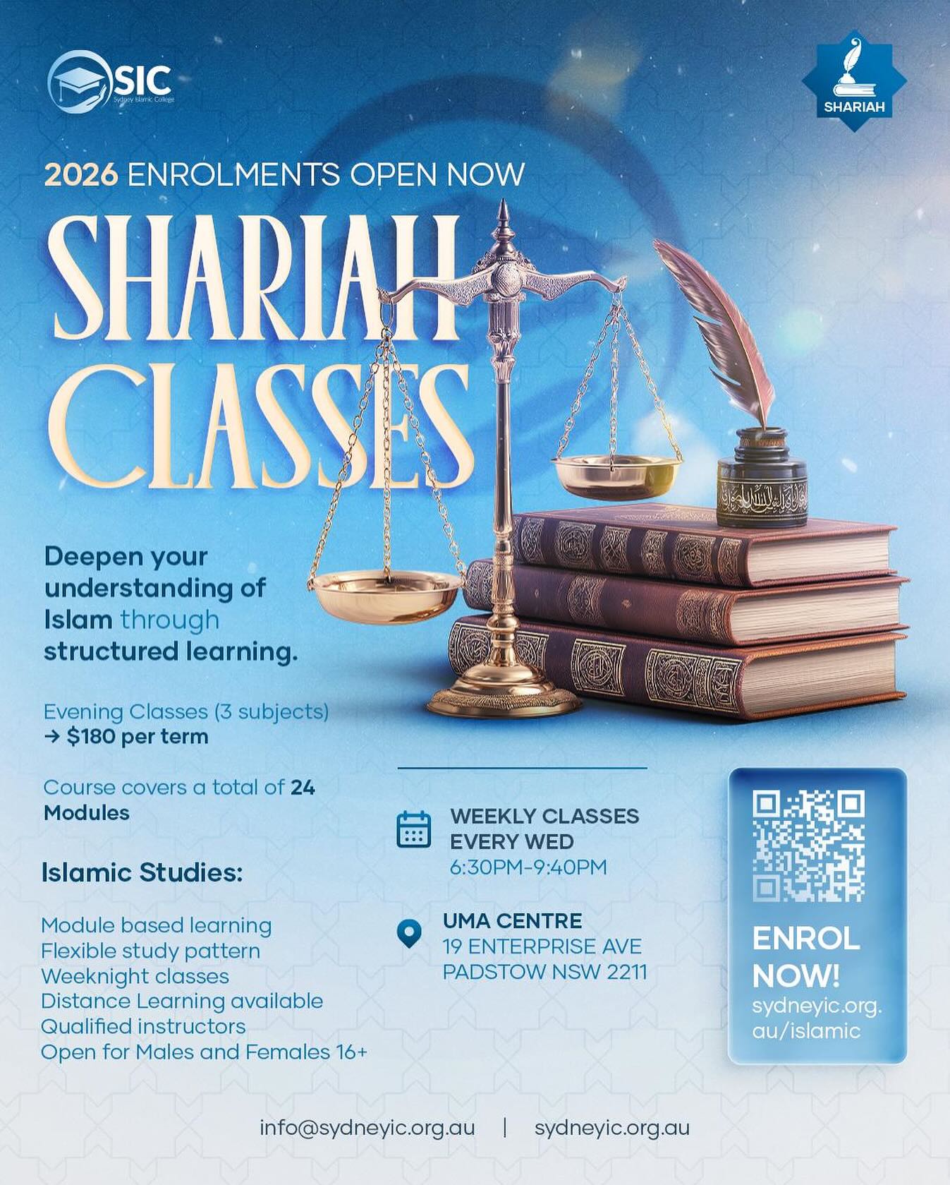 2026 Shariah Classes... - United Muslims of Australia (UMA) | Facebook