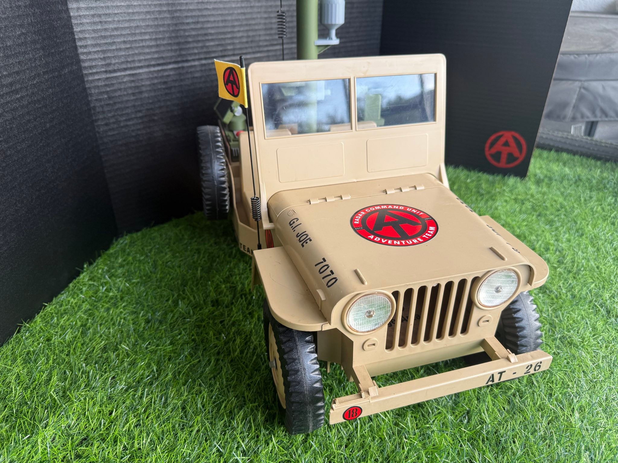 1/6 custom GI Joe jeep as WWII General Eisenhower's Husky