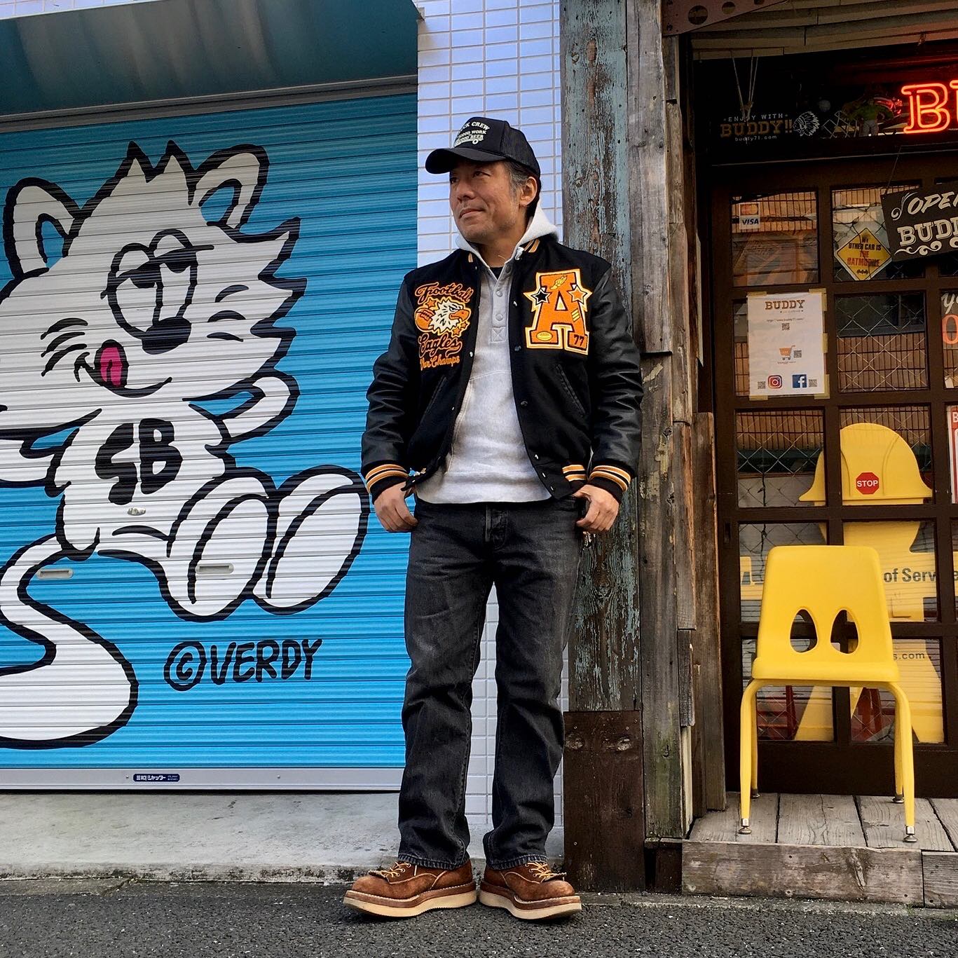 BUDDY - #アメカジコーデ #アメカジスタイル #トラッカーキャップ 