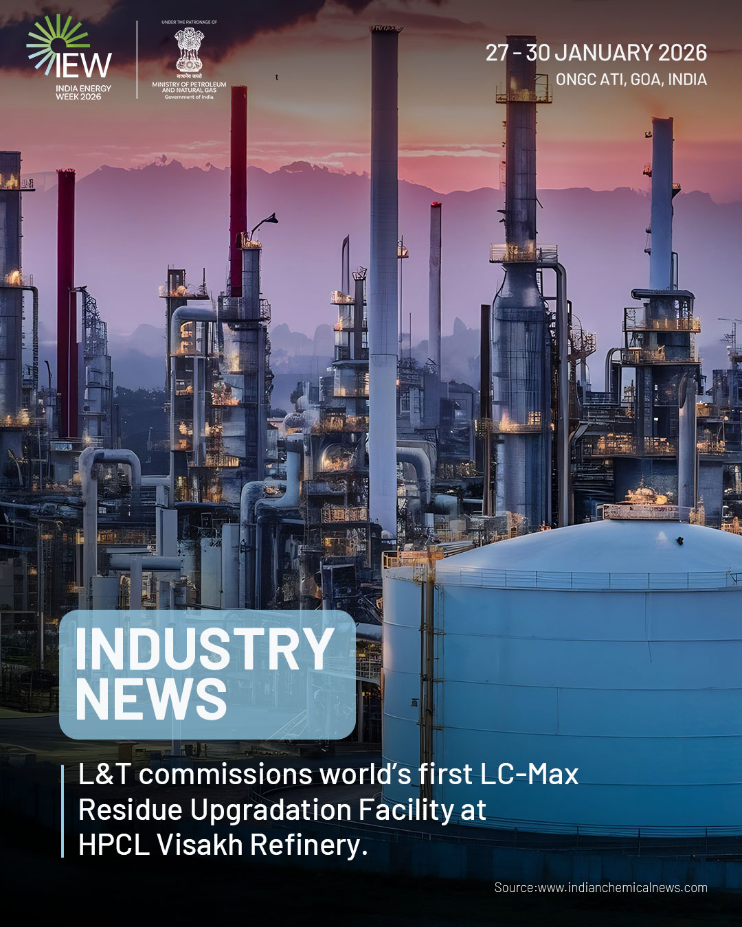 India - L&T has commissioned the world’s first LC-Max residue ...