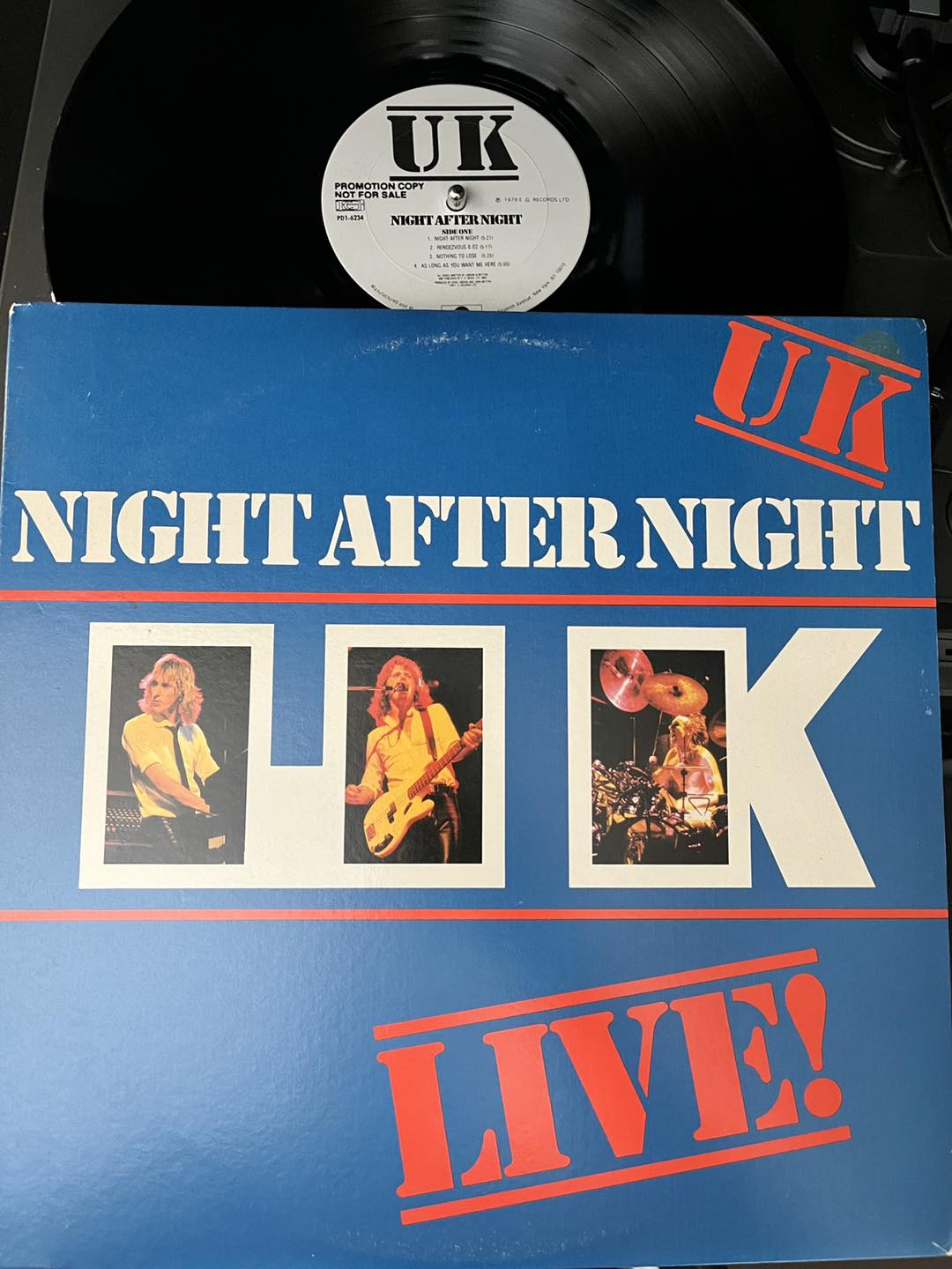 CD UK NIGHT AFTER NIGHT CD king crimson