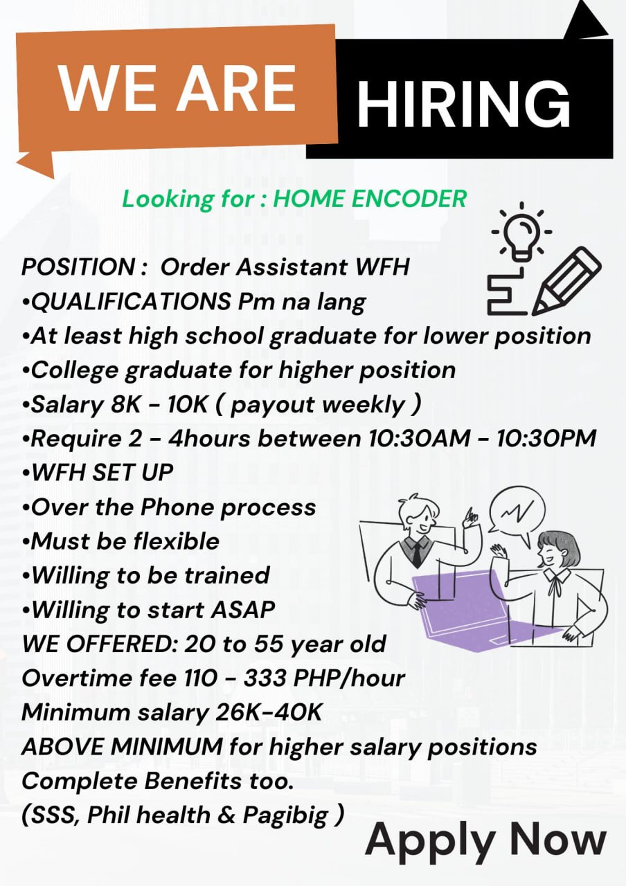 Encoder Part-Time Jobs PH | Manila