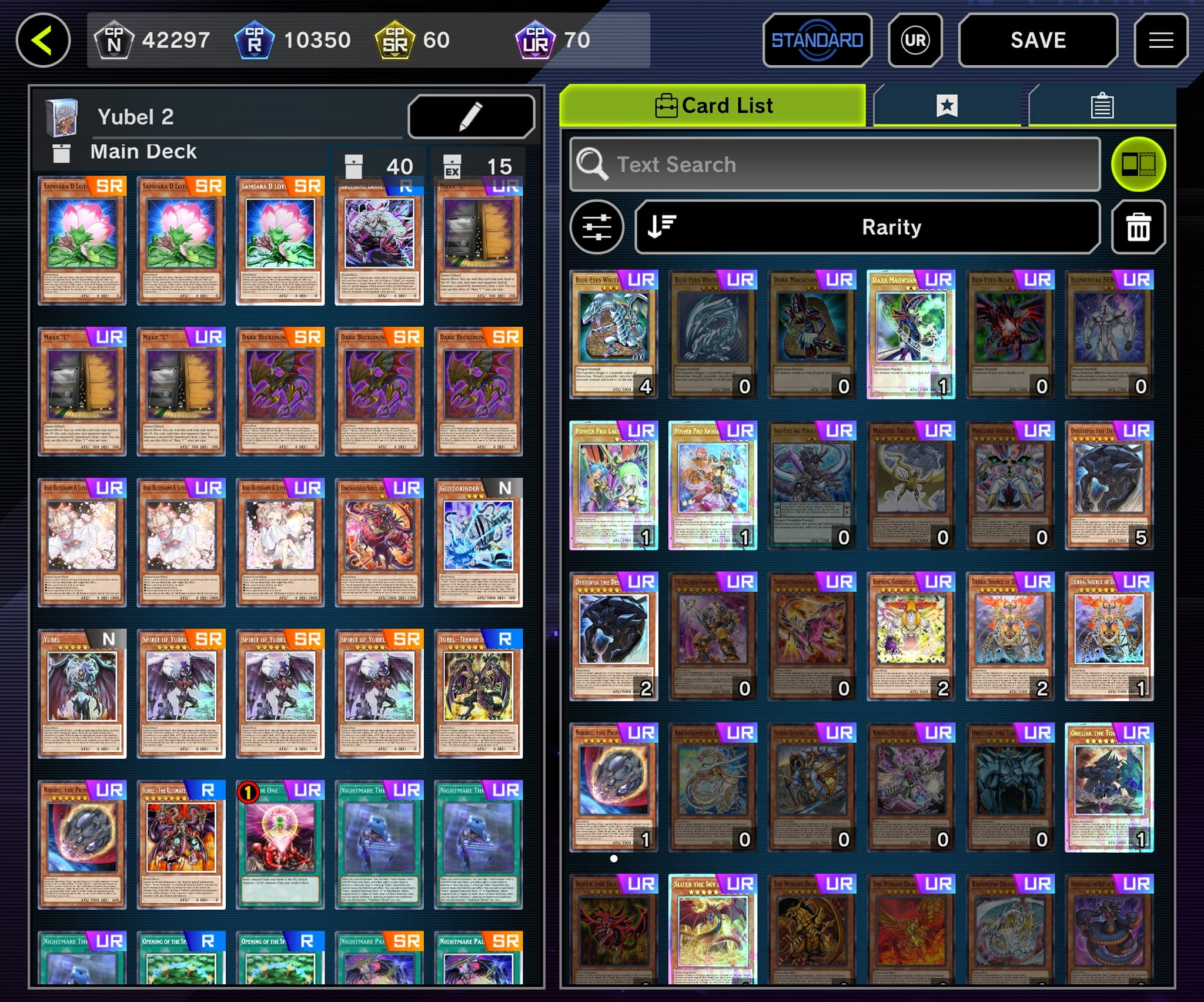 yugioh duel links yubel deck Complete Custom for Yu-Gi-Oh! GX Yubel deck with Super Poly