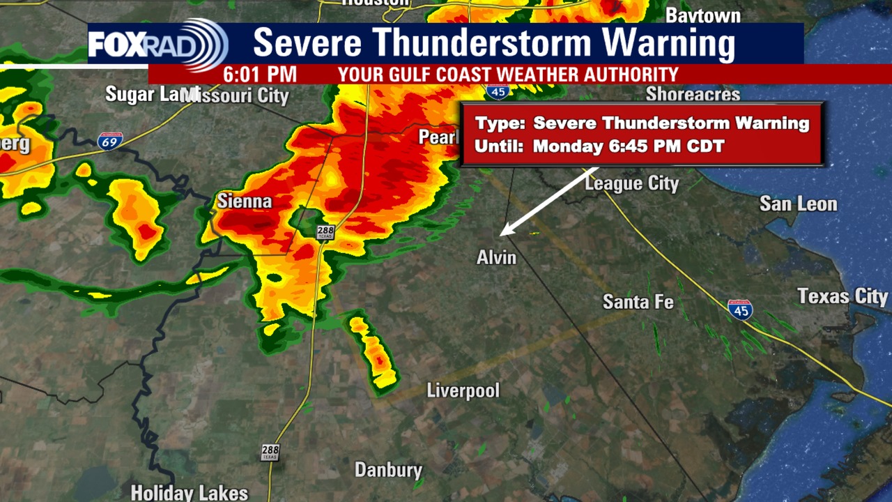 Remeisha - A Severe Thunderstorm Warning has been issued. The polygon ...