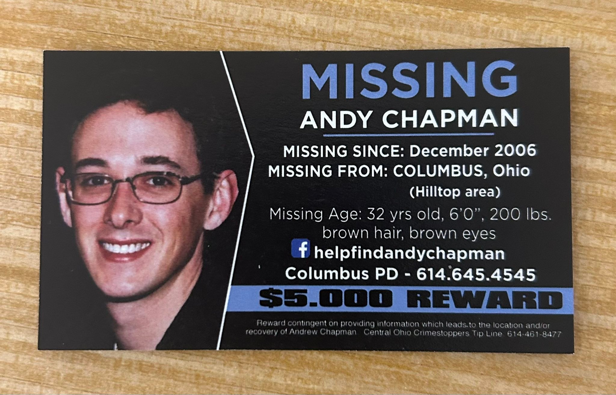 Help Find Andy Chapman added a... - Help Find Andy Chapman