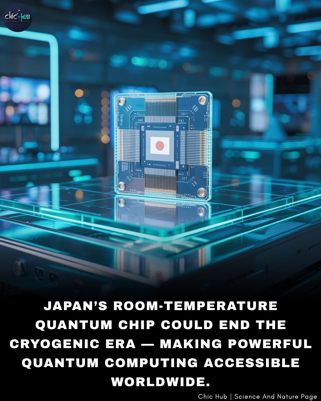 Chic - 🇯🇵 Japan’s Quantum Chip That Works at Room Temperature In Tokyo ...