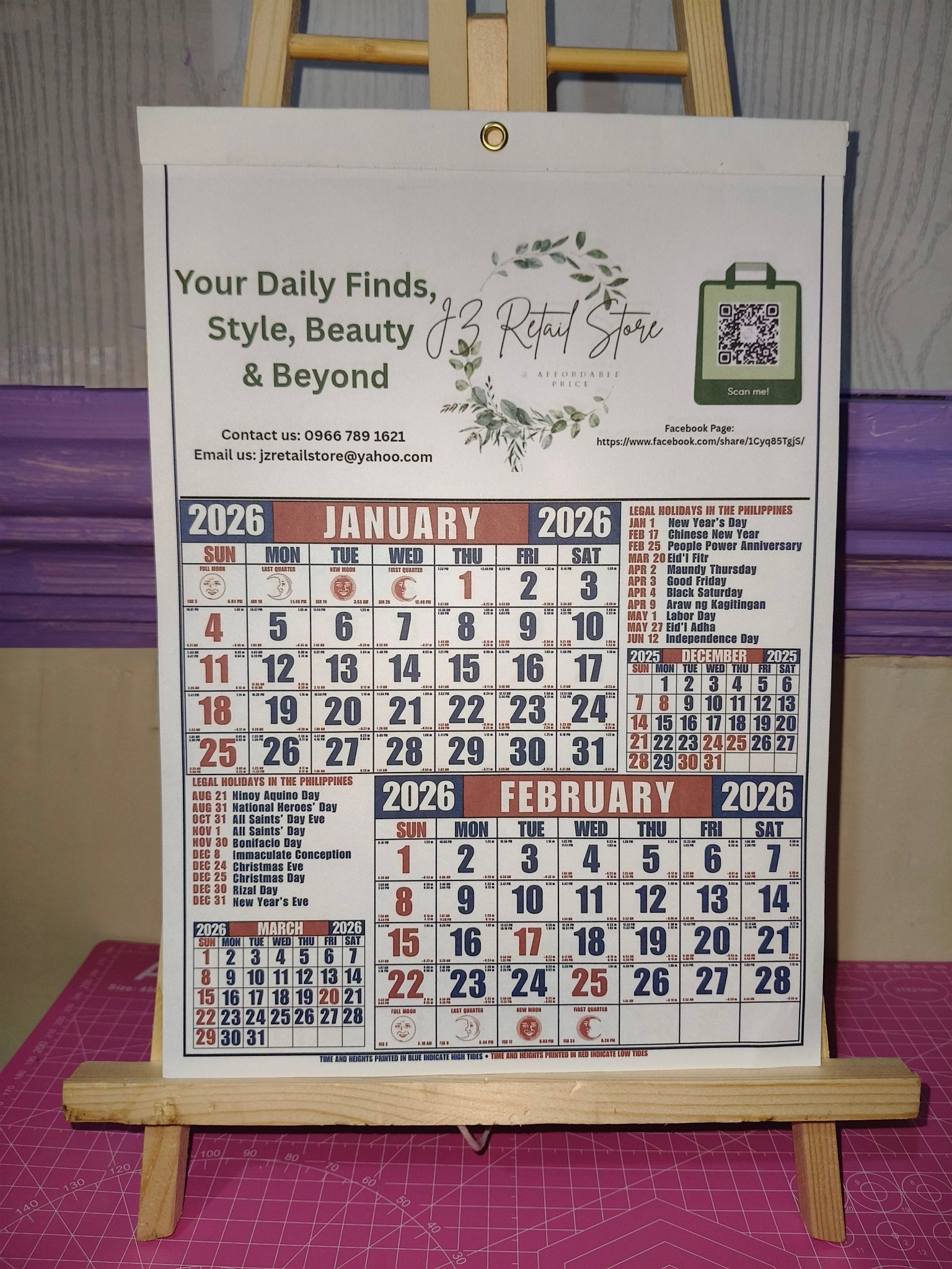Natz - QR code ng business page mo sa 2026 Calendar? 📆 Why not! 😁 ...