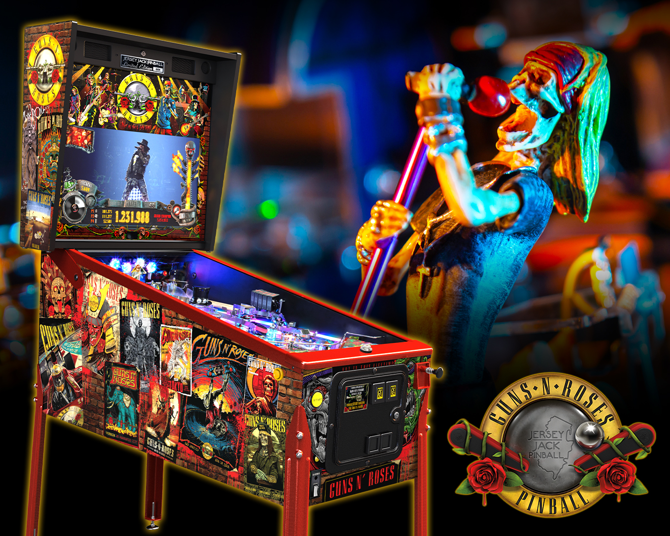 We have a limited stock of officially licensed Guns N' Roses 'Not