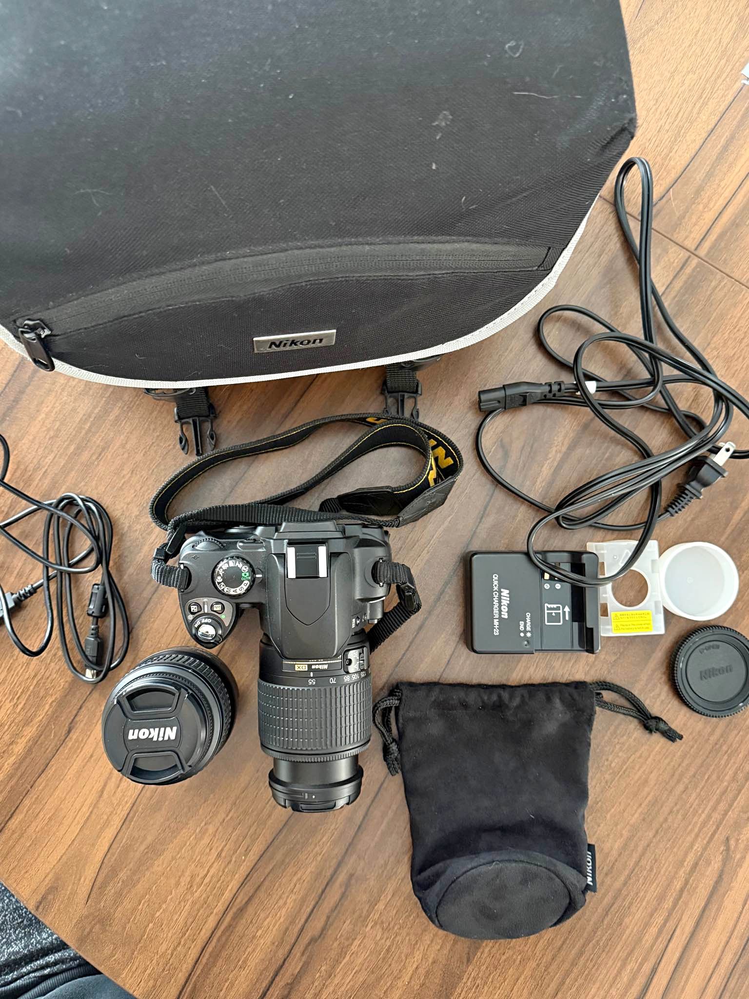 Nikon D40 Digital SLR camera kit with 2 lenses included - Cameras ...
