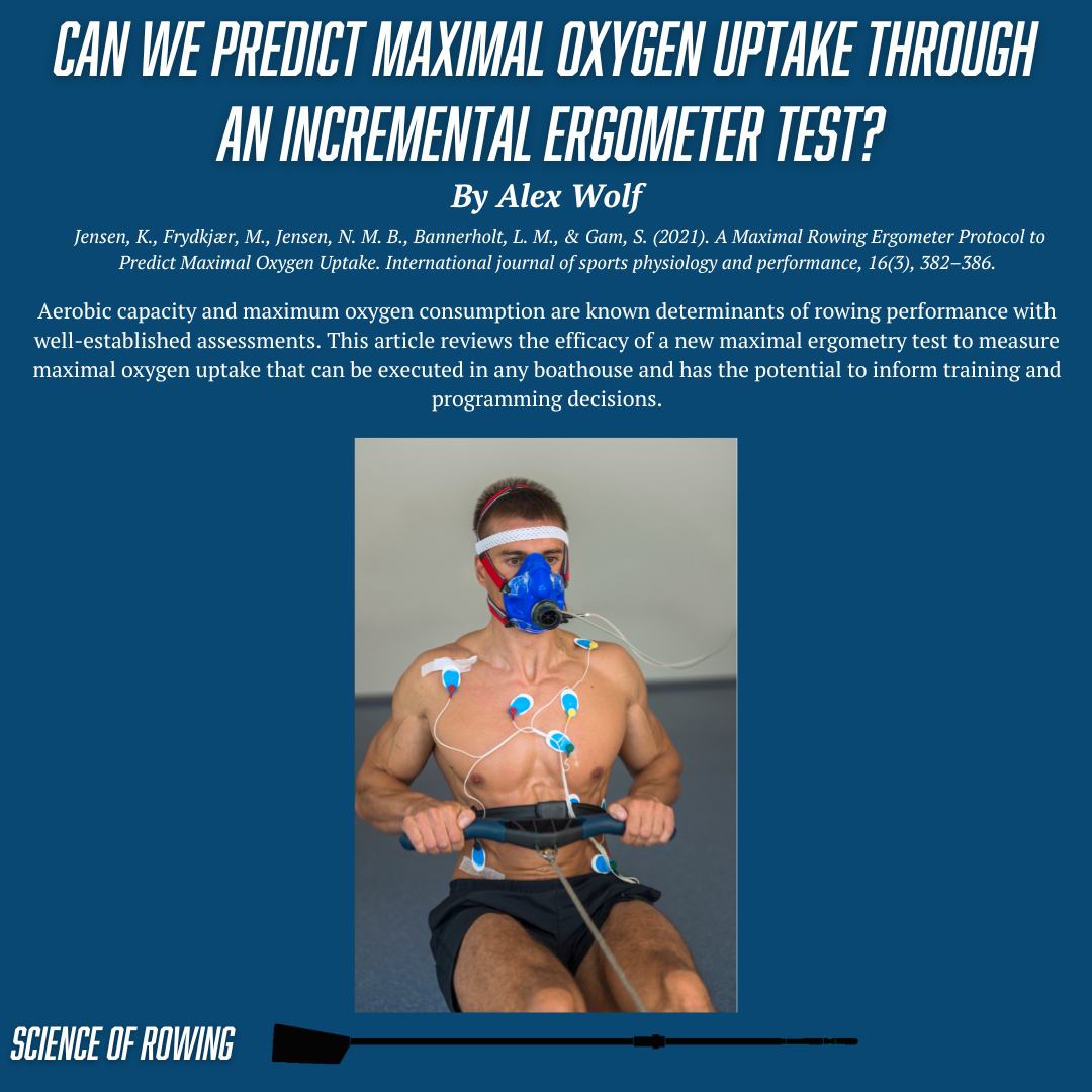 Our 2nd article this month explores... - Science of Rowing