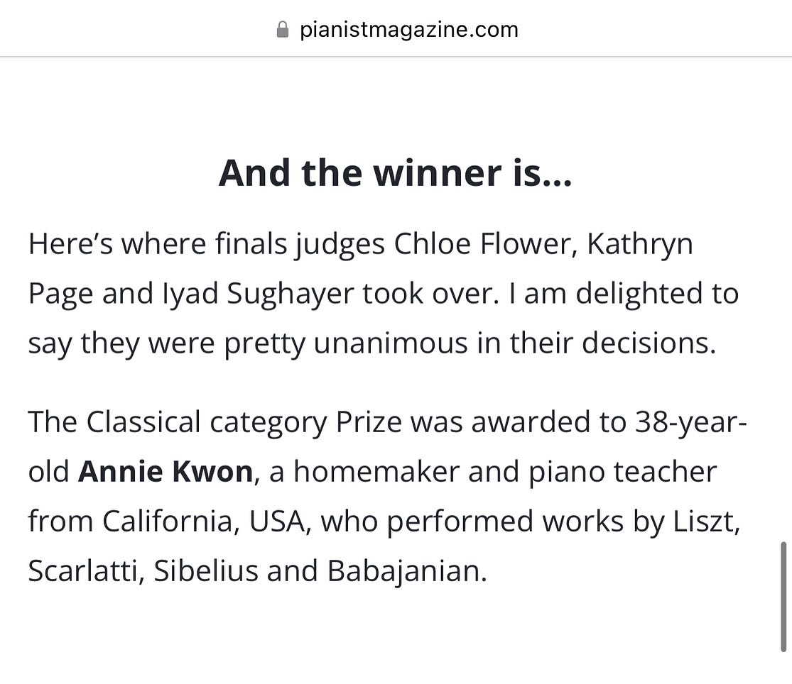 Chloe Flower - Congratulations to the winners of this...