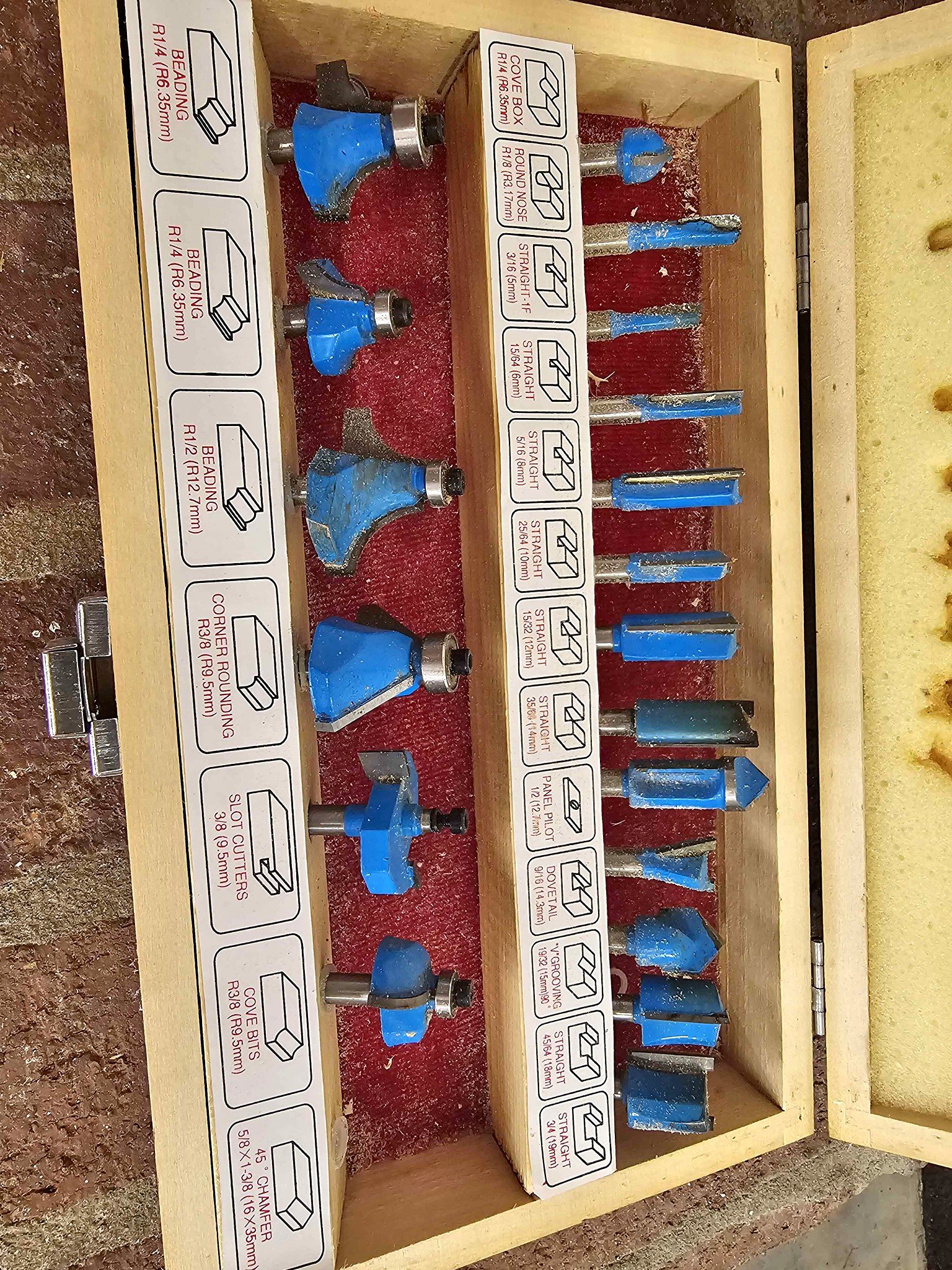 Router bit set - Router Bits - Conway, Arkansas | Facebook Marketplace ...