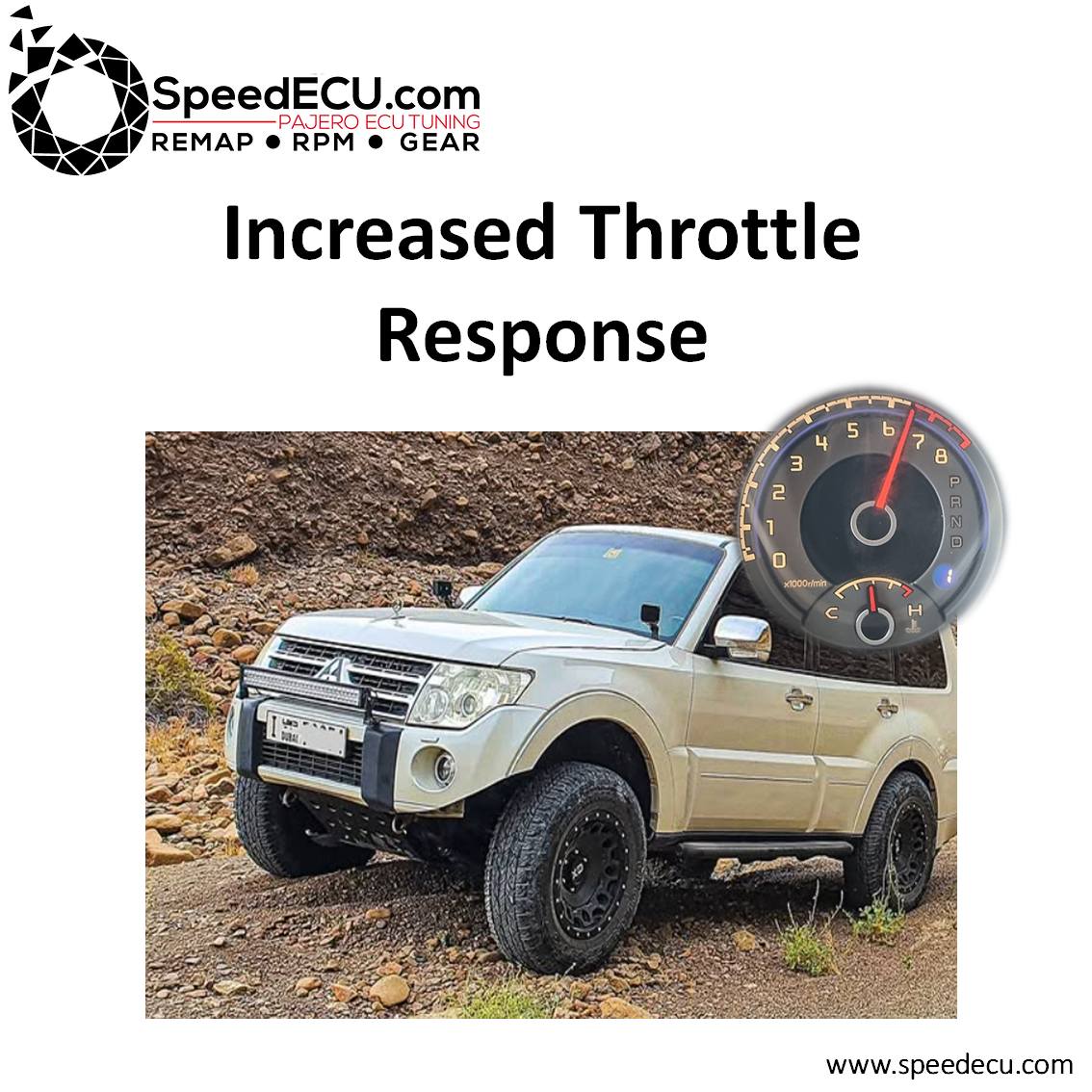 Speedecu Pajero Tuning Gear Hold RPM Cut Off ECU Remap | Dubai