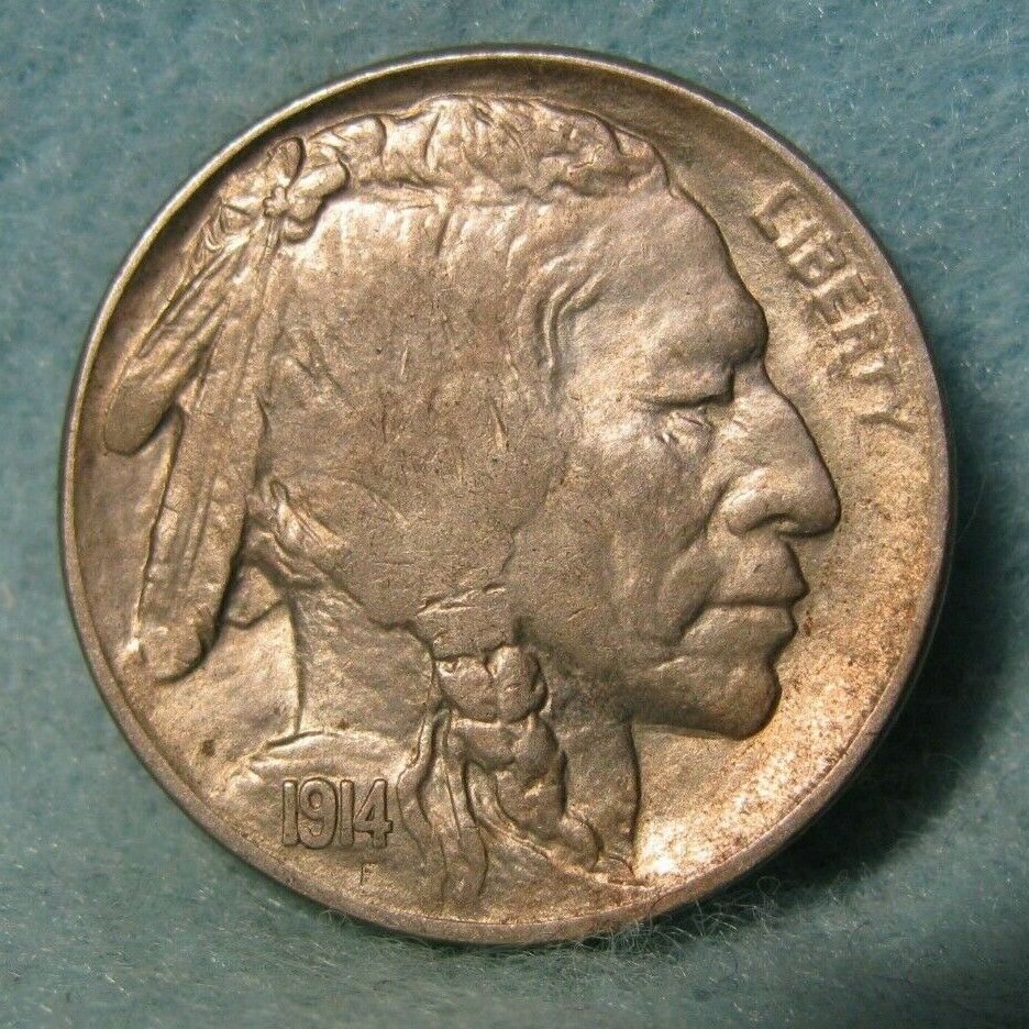 The 1914 Buffalo Nickel is an early and collectible issue from the