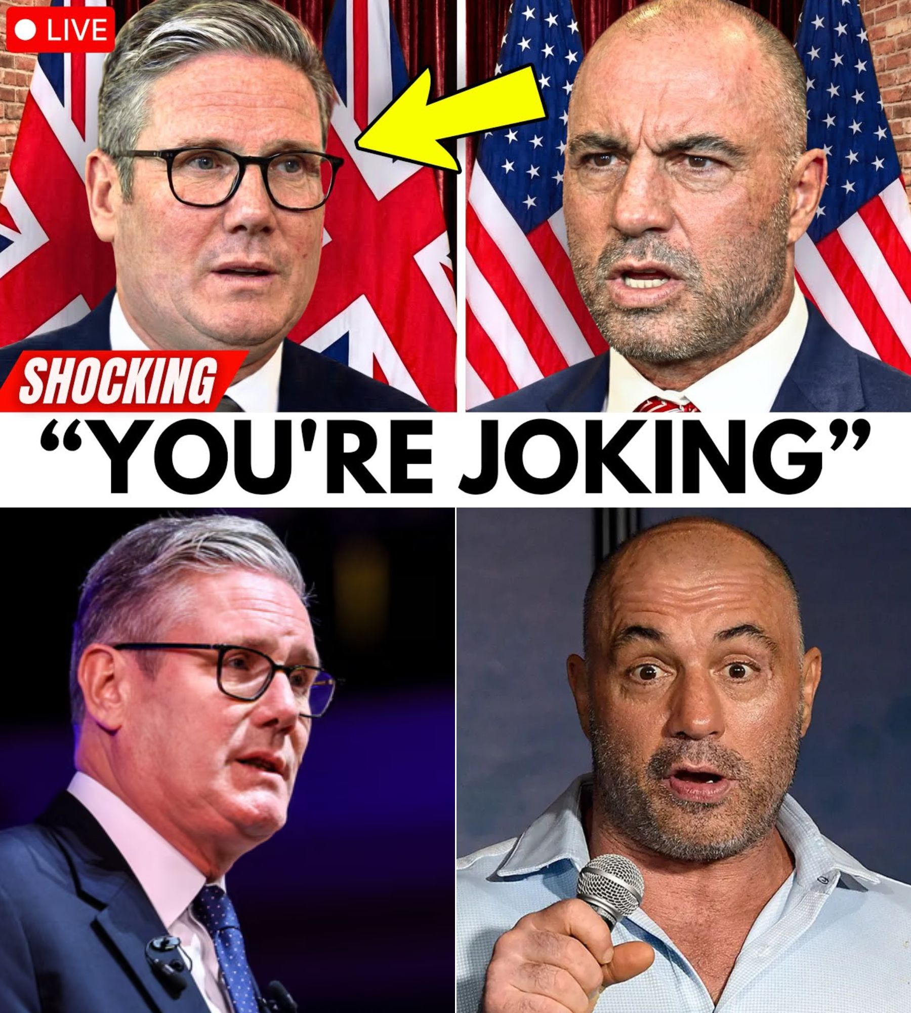 UK - BREAKING: Joe Rogan EXPOSES Starmer — Is the UK Now a 'SOVIET ...