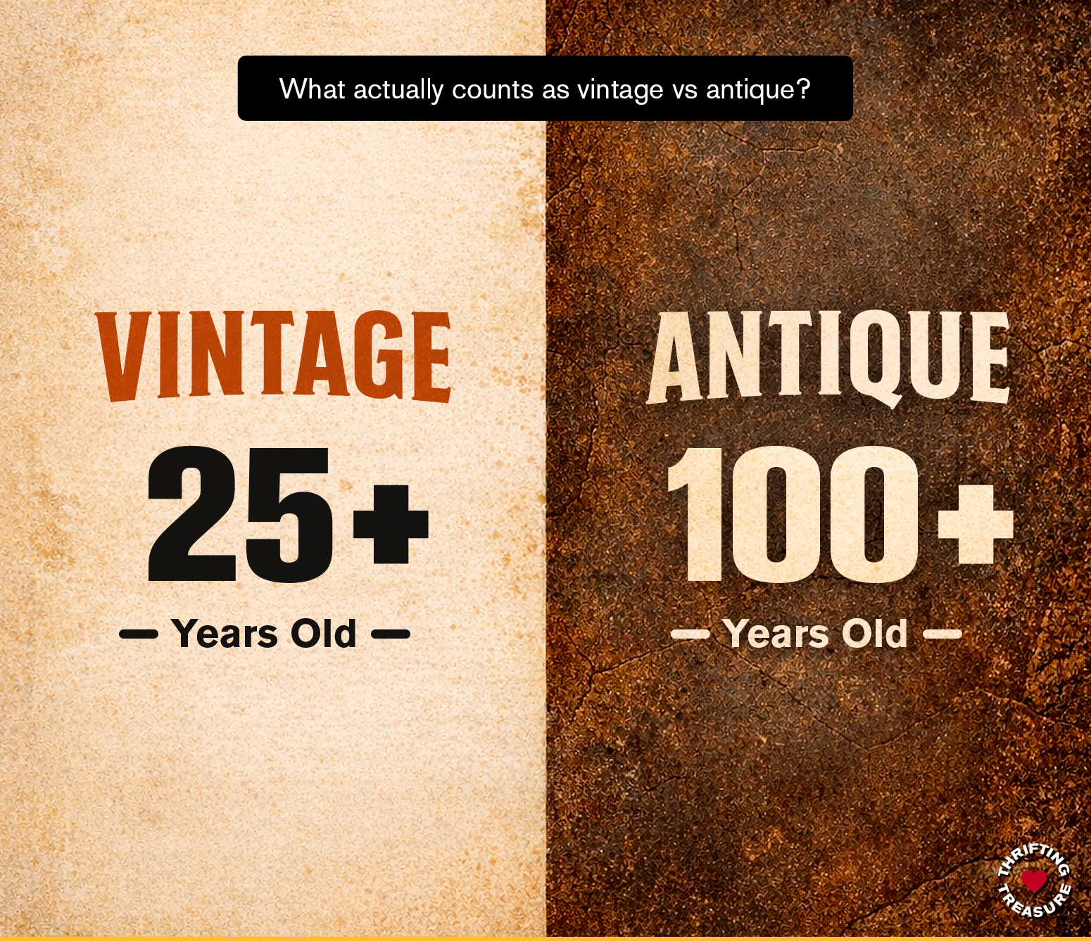 People lose their minds when you call 90s items vintage. Reality 