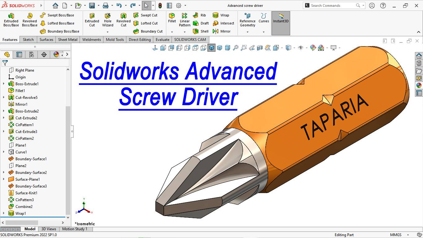 Malviya - Design of wire rope in Solidworks | Full tutorial step by ...