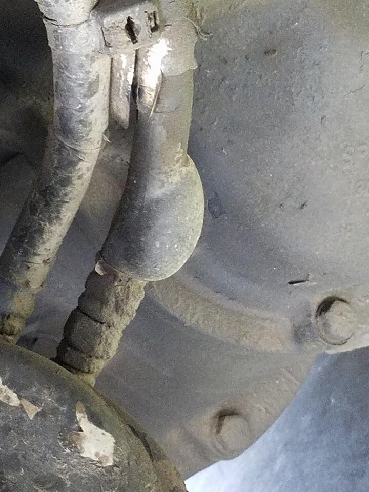 Wednesday tip of the day: Here is an example of an OOS brake line due ...