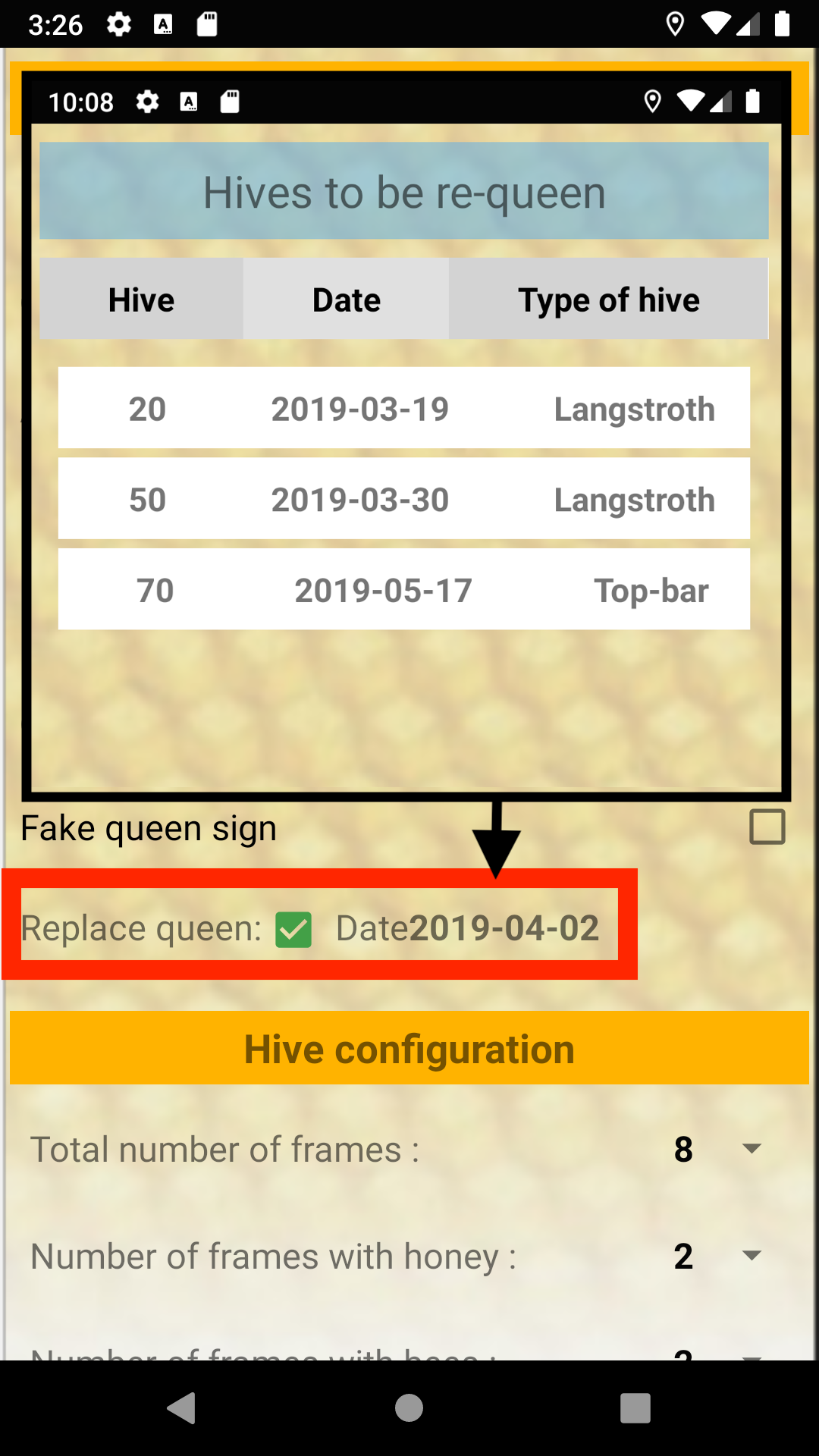 How to see list of hives to... - Beekeeping and Hive Tracking