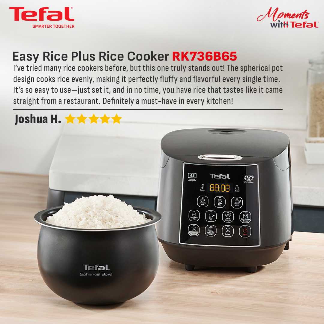 Tefal - 🍚💖 Fluffy, Tasty, Effortless! 💖🍚 Your Tefal Rice Cooker makes ...