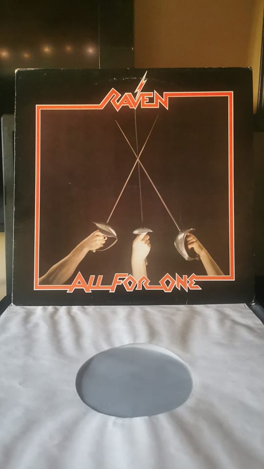 Shark Island's Law of the Order 1989 album on vinyl