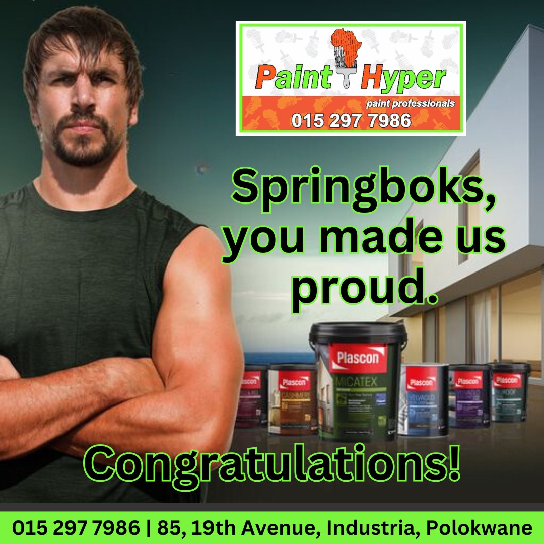 Paint Hyper - The Springboks have shown their true grit... | Facebook