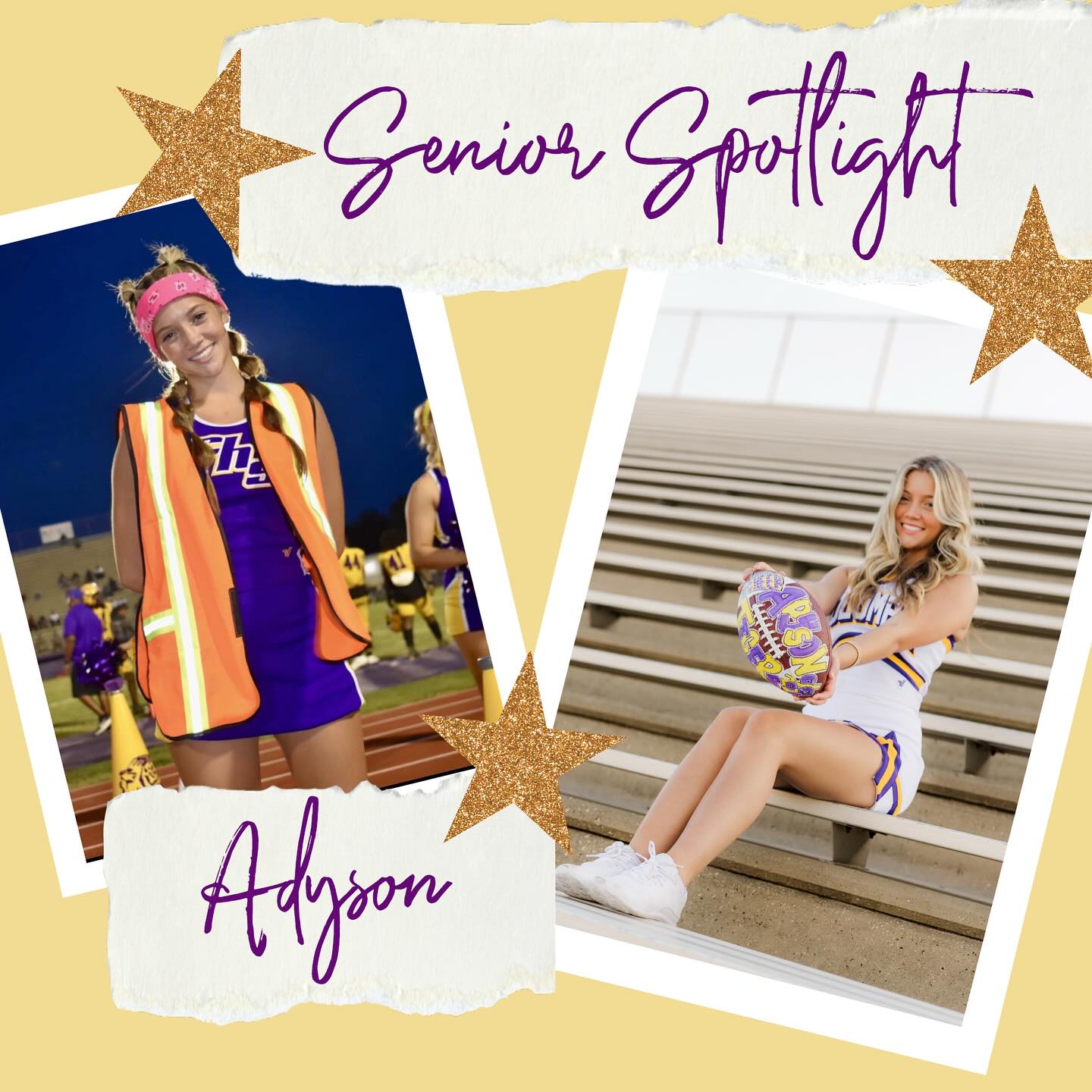 Meet Adyson 📣 Class... - Columbia High School Cheerleading | Facebook