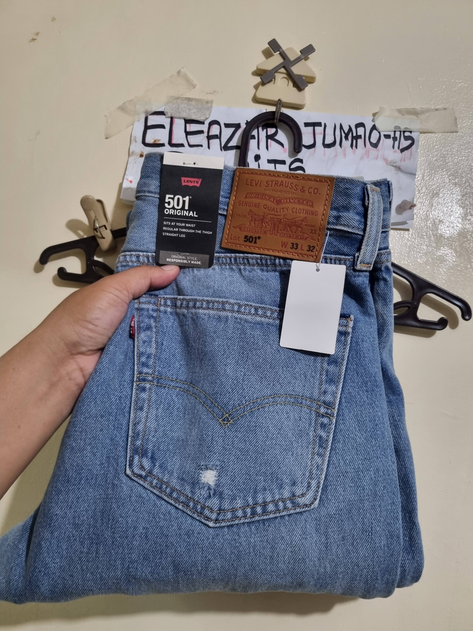 Levis 501 Premium brandnew W33L32 Hem 8 2800 nalang mga boss MODE 