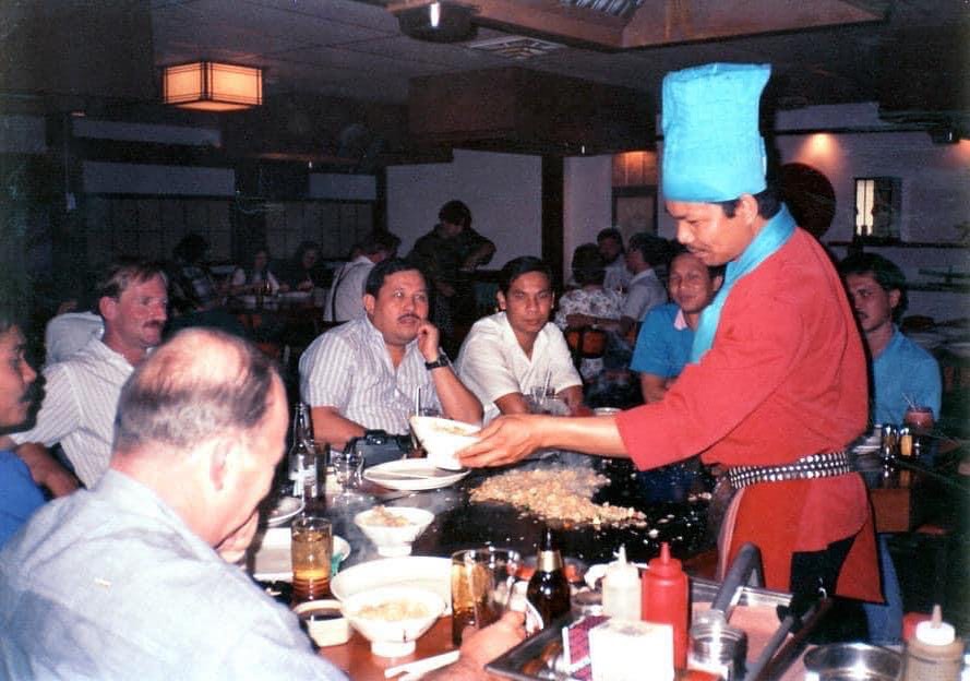 First hibachi experience in the 90s