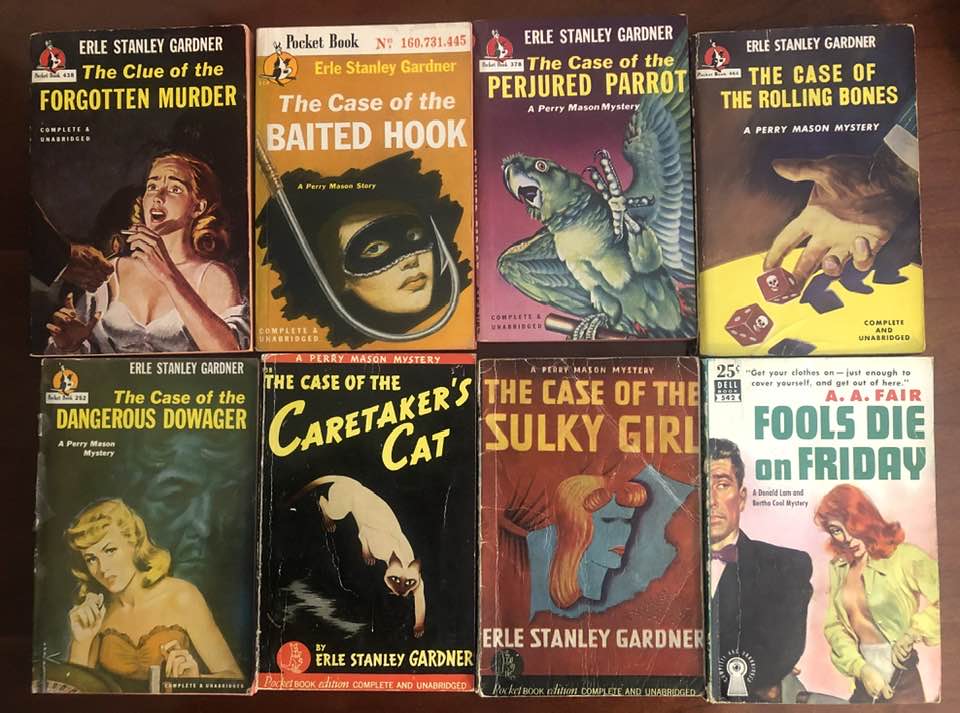 Vintage hardcover book by Erle Stanley Gardner is published by the