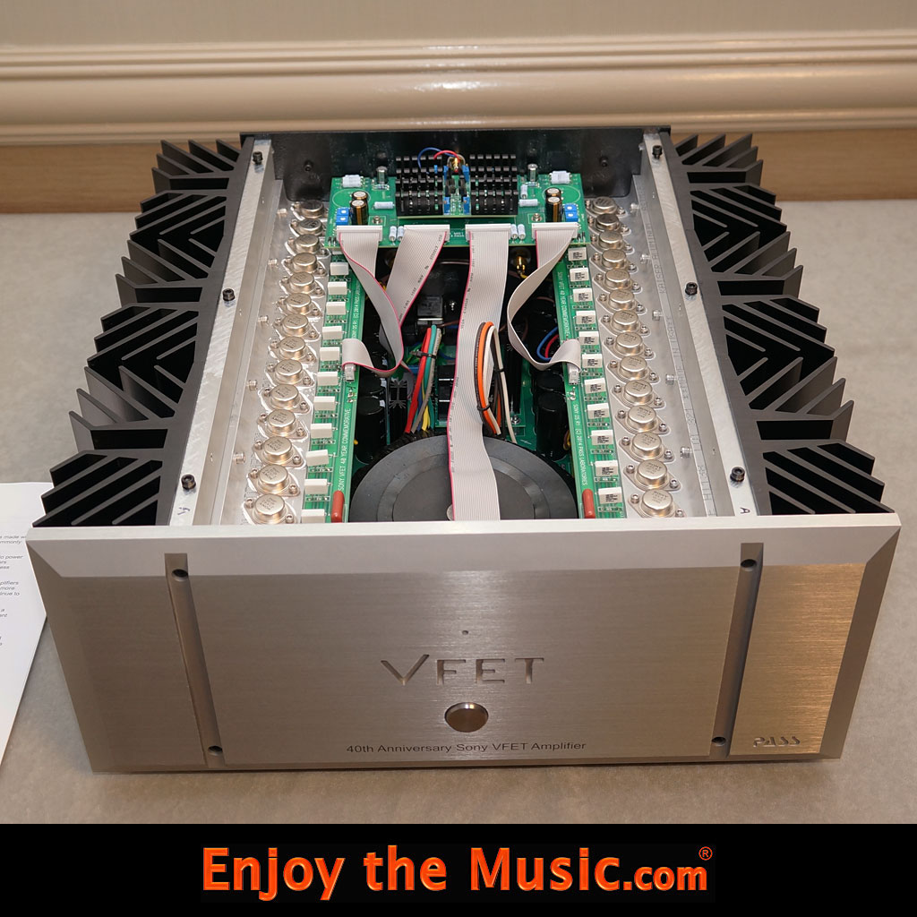 40th Anniversary Sony/Pass Labs VFET stereo power amplifier.