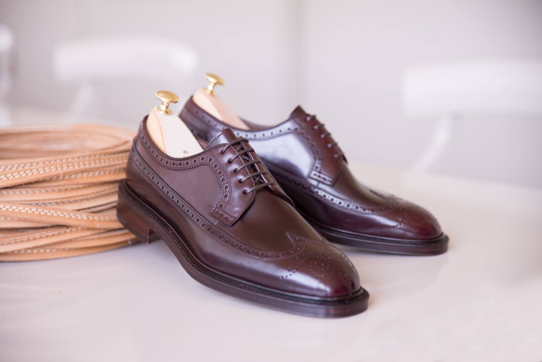 Discover our New 80571 wingtip Blucher in chestnut lama. Available