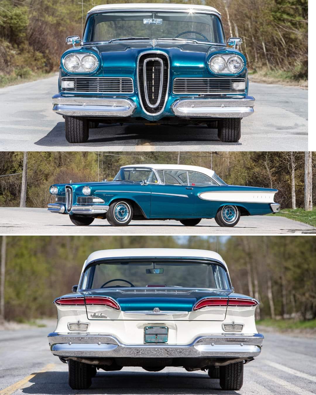 Usa - The 1958 Edsel Ranger 2-door Hardtop was a distinctive model ...
