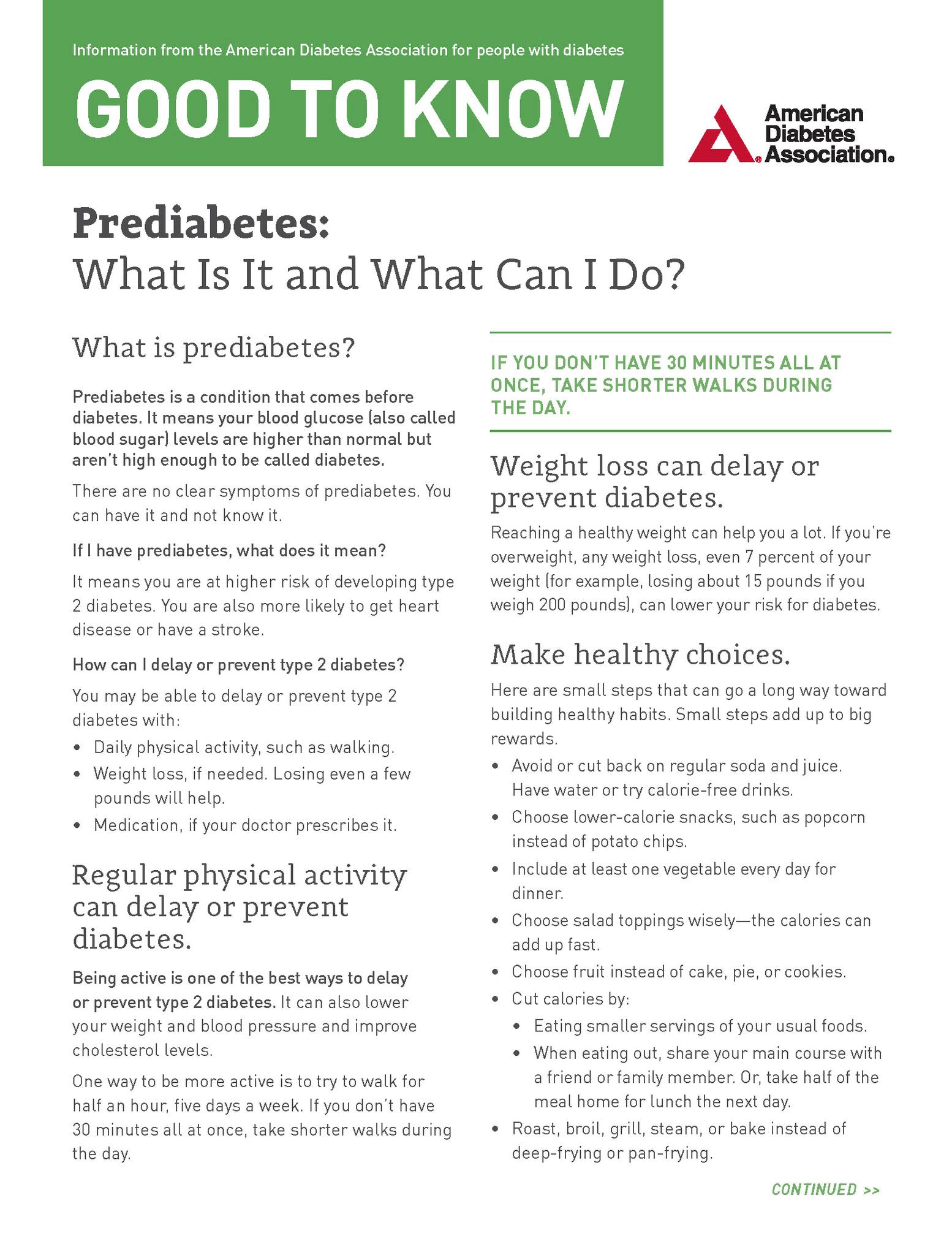 American - ⭐PATIENT INFORMATION⭐📌Prediabetes: What Is It and What Can I ...