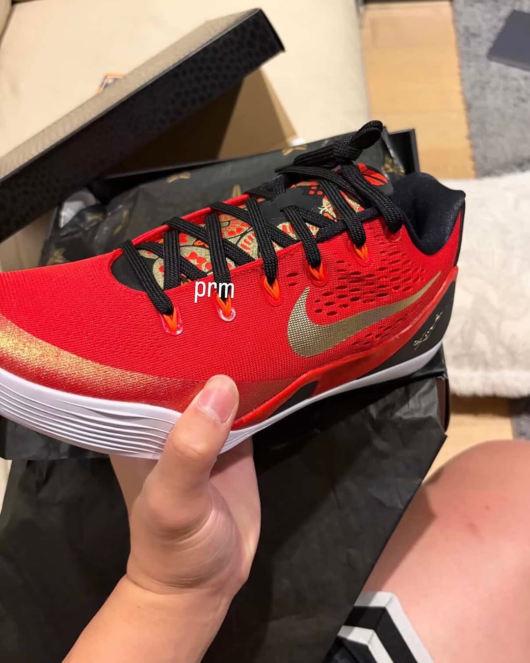 Here's a first look at the Nike Kobe 9 Protro “China”, expected to