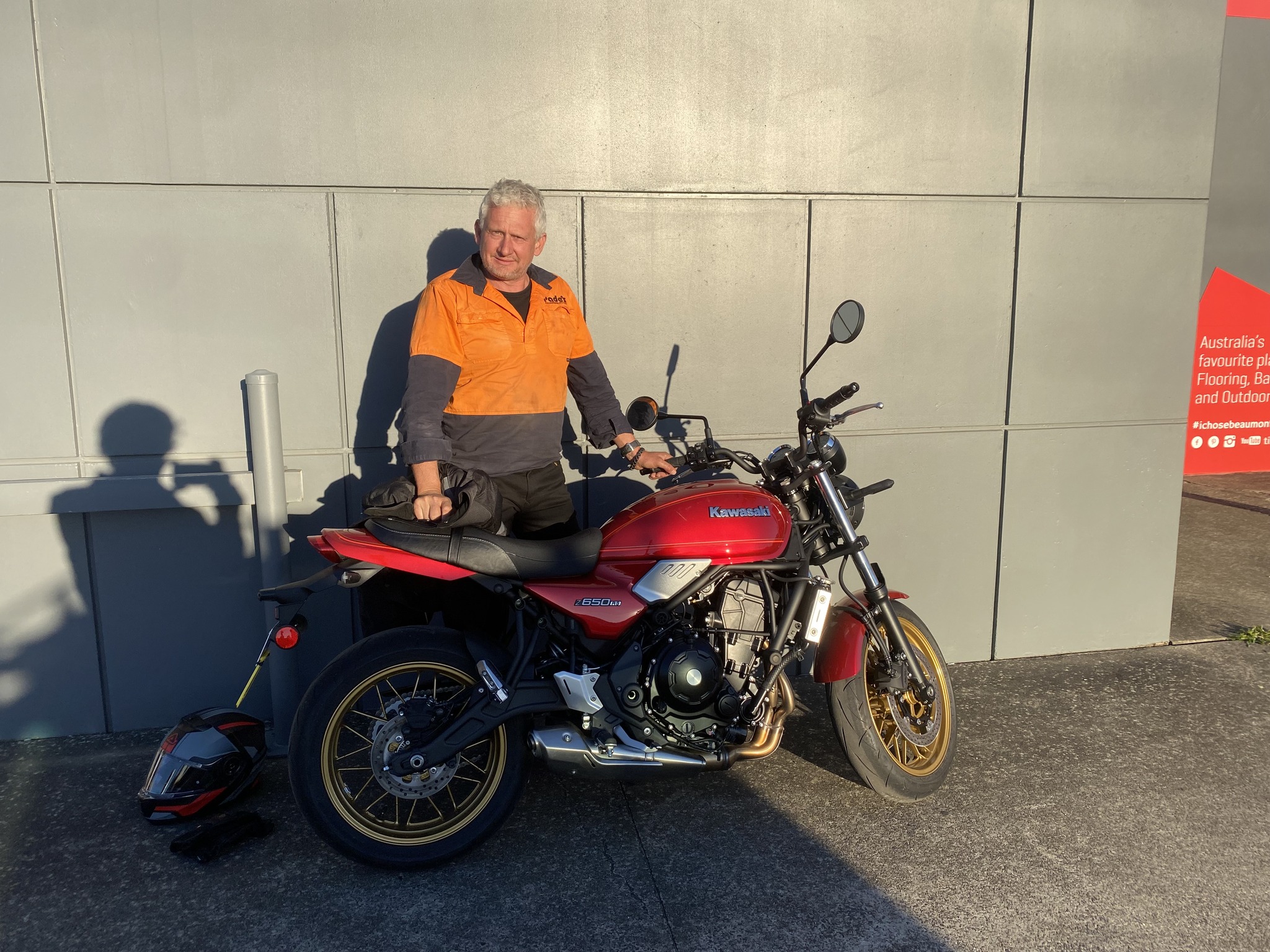Adventure - Richard recently picked up the Z650RS from us! This