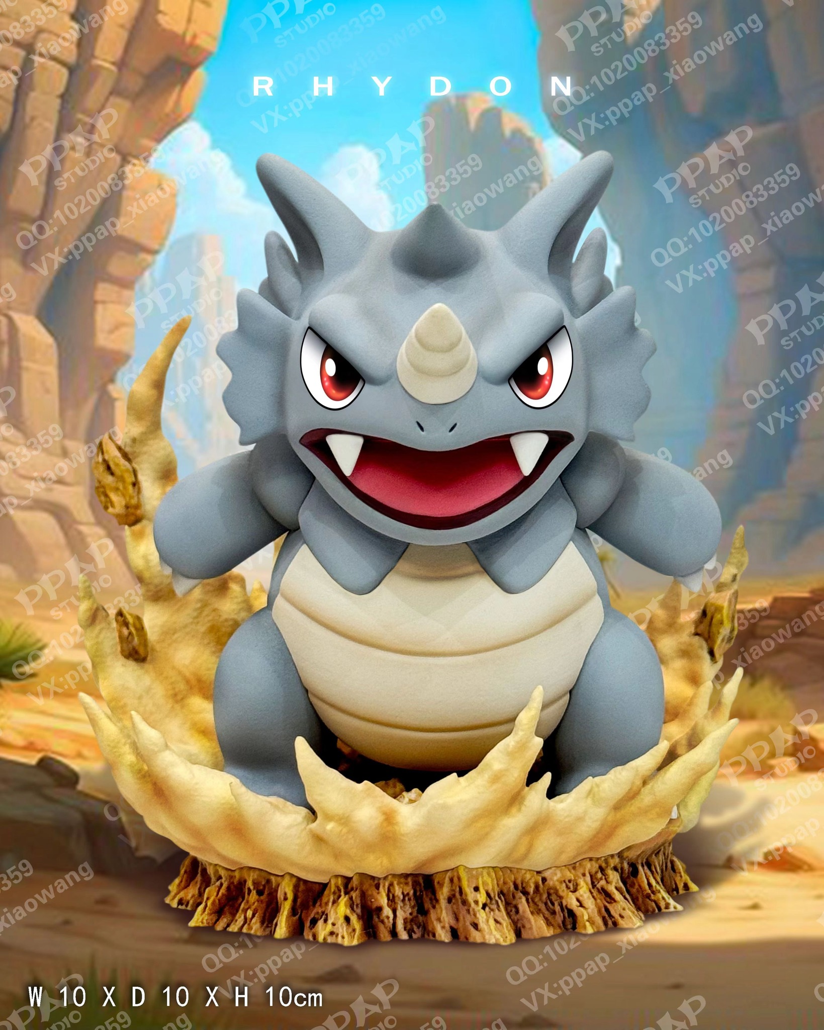LBGP - 💖[ Pre Order ]💖[งานเรซิ่น]💖 . PPAP studio Mini Rhydon - Pokemon ...