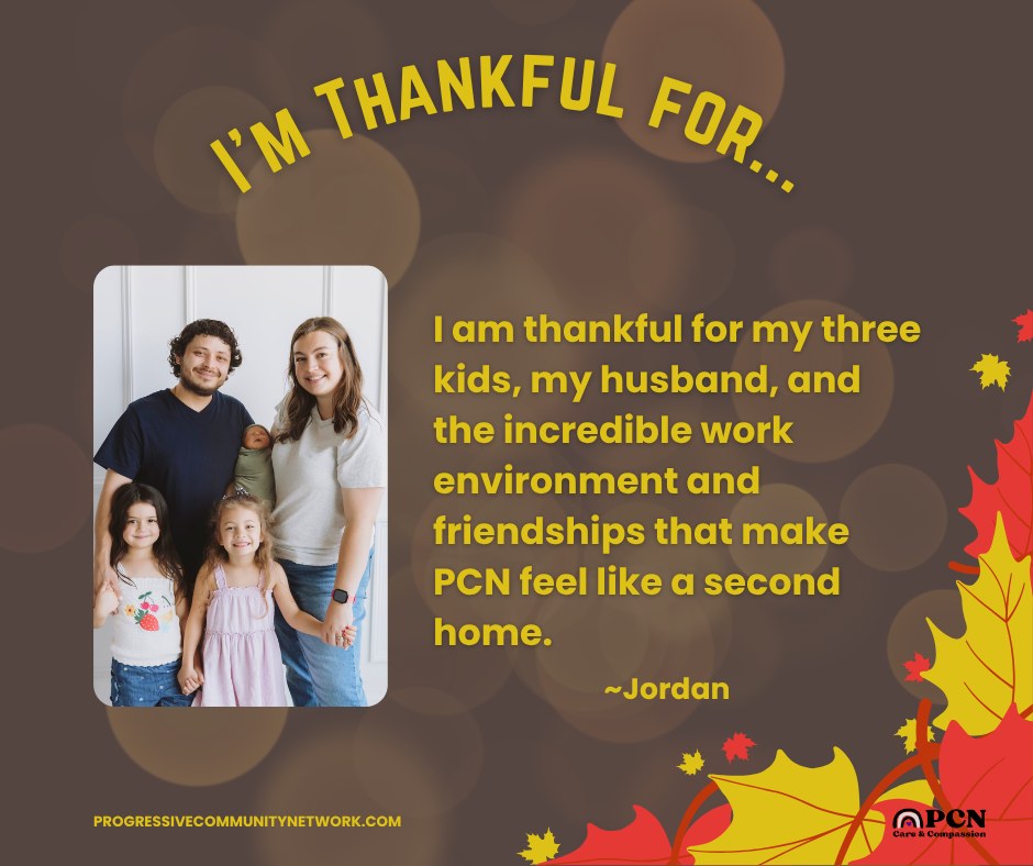 Progressive - 💛 I’M THANKFUL FOR… 💛 Today we’re celebrating Jordan and ...