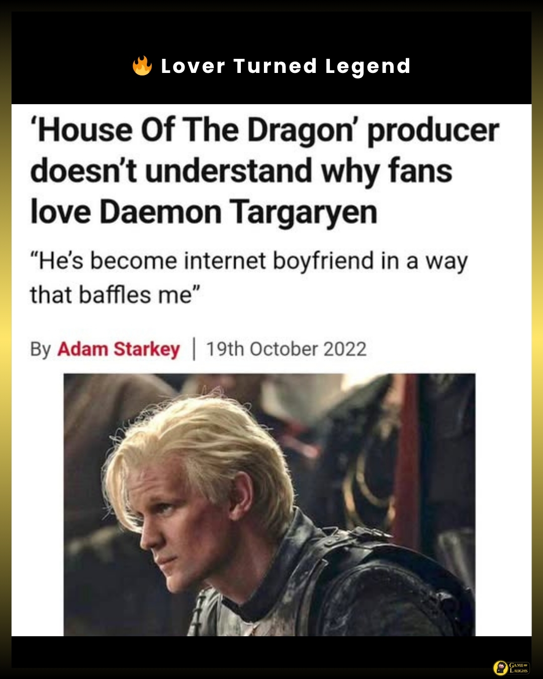 Game - Let’s face it — Daemon Targaryen didn’t just charm Rhaenyra. He ...