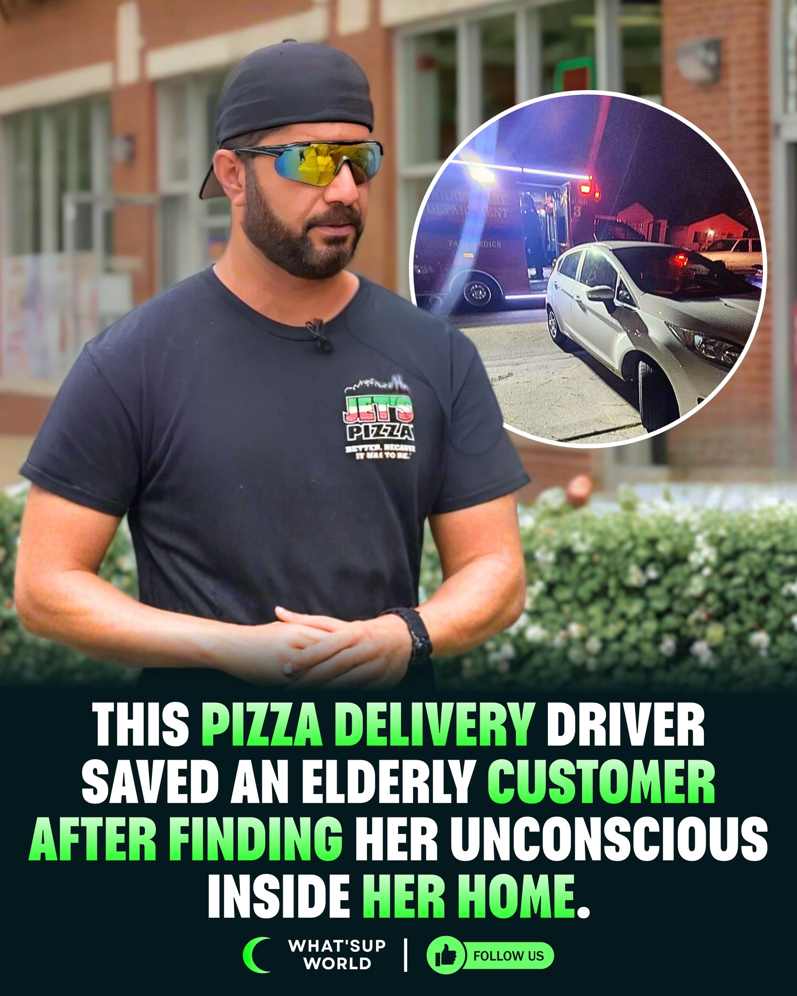 Whatsup - On July 16, in Warren, Michigan, this Jet’s Pizza driver ...