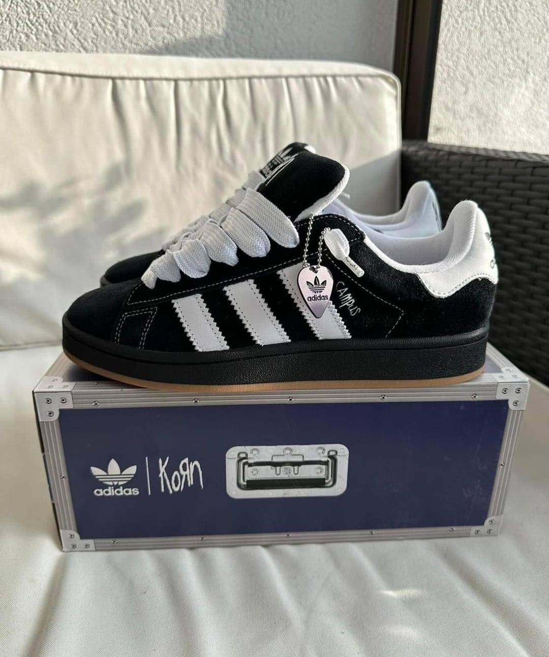 adidas gazelle silver green womens ADIDAS CAMPUS 00S "KoRn"
