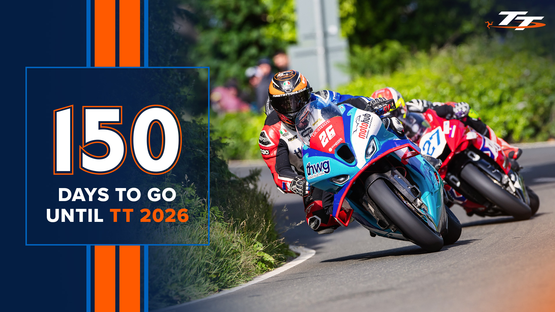 1️⃣5️⃣0️⃣ Days Countdown ⏰ #TT2026 - Isle of Man TT Races | Facebook