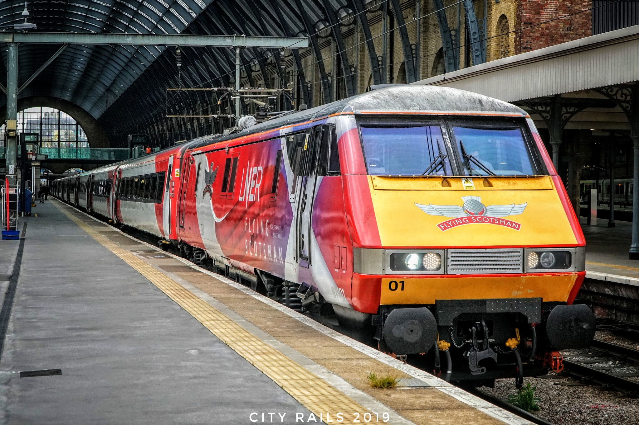 CityRails.my - Flying Scotsman LNER, Class 91 Intercity 225